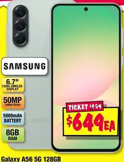 JB Hi-Fi Galaxy a56 5g 128gb offer