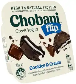 IGA Chobani Flip Greek Yogurt 140g Selected Varieties offer