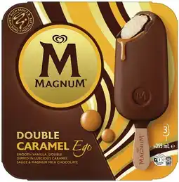 IGA Streets Magnum Ice Cream 3 Pack Selected Varieties offer