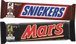 IGA Mars Medium Bars 44‑56g, M&M’s 35‑49g or Skittles 30g Selected Varieties offer