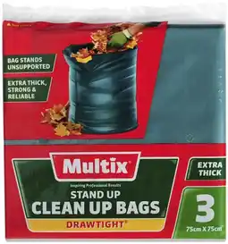IGA Multix Drawtight Stand‑Up Clean‑Up Bags 3 Pack offer