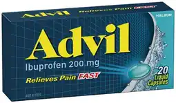 IGA Advil Ibuprofen 200mg Liquid Capsules 20 Pack offer