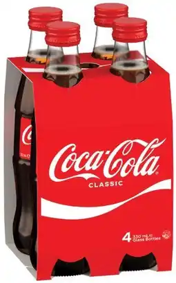 IGA Coca-Cola 4x330mL Selected Varieties offer