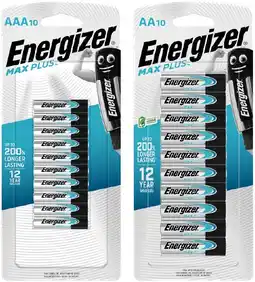 IGA Energizer Max Plus AA or AAA Batteries 10 Pack offer
