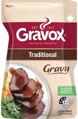 IGA Gravox Gravy or Sauce 165g Selected Varieties offer