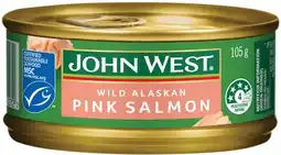 IGA John West Pink Salmon 105g offer