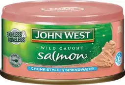IGA John West Salmon 200g Selected Varieties offer