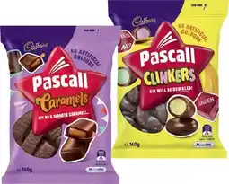 IGA Pascall Chocolate Share Bag 120‑185g or Cadbury Bitesize 120‑150g Selected Varieties offer