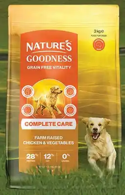 IGA Natures Goodness Complete Care Grain Free Dry Dog Food 3kg Selected Varieties offer
