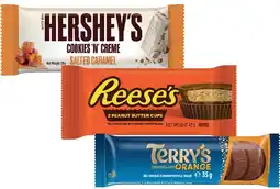 IGA Hersheys, Reeses or Terry’s Chocolate Bars 35-42g Selected Varieties offer