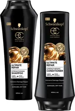 IGA Schwarzkopf Extra Care Hair Repair Shampoo or Conditioner 400mL Selected Varieties offer