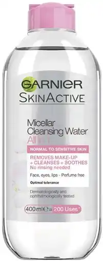 IGA Garnier SkinActive All in 1 Micellar Cleansing Water 400mL offer