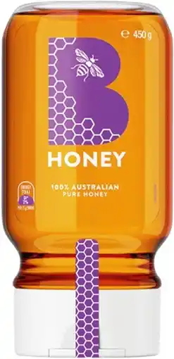 IGA B Honey 100% Australian Pure Honey 450g offer