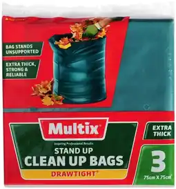 IGA Multix Drawtight Stand‑Up Clean‑Up Bags 3 Pack offer