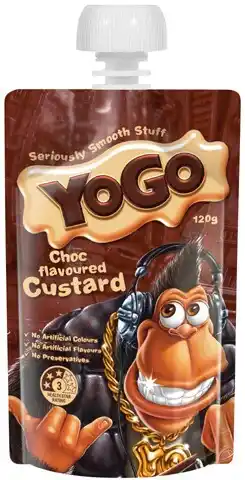 IGA Yogo Chocolate Flavoured Custard 120g offer