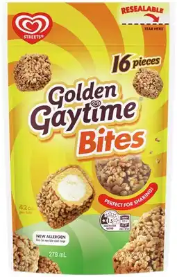 IGA Streets Golden Gaytime Ice Cream Bites 16 pack offer