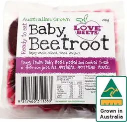 Australian Love Beets Baby Beetroot 250g