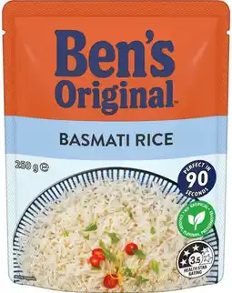 IGA Ben’s Original Rice 250g Selected Varieties offer
