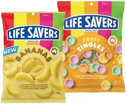 IGA Life Savers Share Pack 150‑200g Selected Varieties offer