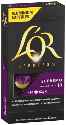 IGA L’OR Espresso Coffee Capsules 10 Pack Selected Varieties offer