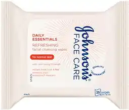 IGA Johnson’s Facial Cleansing Wipes 25 Pack Selected Varieties offer