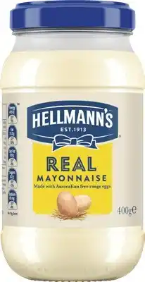 IGA Hellmann’s Real Mayonnaise, Light Mayonnaise 400g or Plant Based Mayo 320g Selected Varieties offer