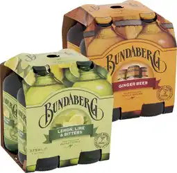 IGA Bundaberg Drink 4x375mL Selected Varieties offer