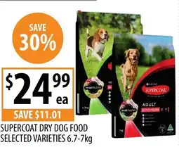 Supabarn Supercoat dry dog food offer