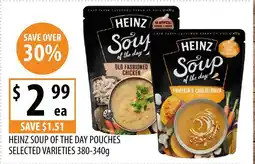Supabarn Heinz soup of the day pouches offer