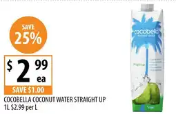 Supabarn Cocobella coconut water straight up offer