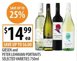 Supabarn Giesen and peter lehmann portraits offer