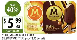 Supabarn Streets magnum multi pack offer