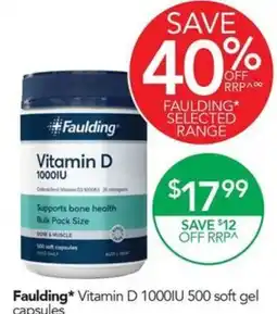 Terry White Faulding vitamin d offer