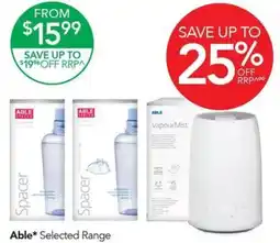 Terry White Able selected range offer