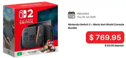 EB Games Nintendo switch 2 + mario kart world console bundle offer
