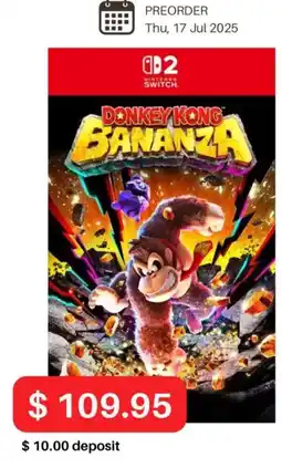 EB Games Donkey kong sananza offer