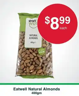 Australian Butchers Eatwell natural almonds offer
