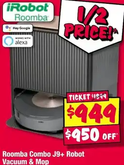 JB Hi-Fi Roomba combo j9+ robot vacuum & mop offer