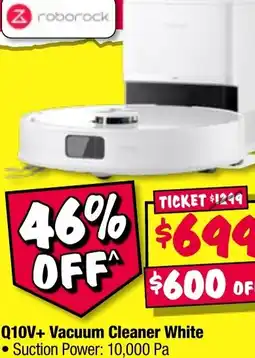 JB Hi-Fi Q10v+ vacuum cleaner white offer