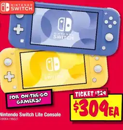JB Hi-Fi Nintendo switch lite console offer