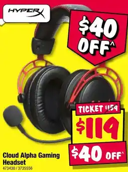 JB Hi-Fi Cloud alpha gaming headset offer