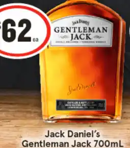 IGA Liquor Jack daniel's gentleman jack offer