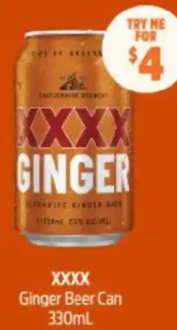 BWS Xxxx ginger offer