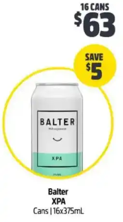 BWS Balter xpa offer