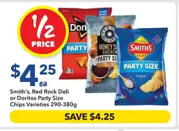 Ritchies Smith's, red rock deli or doritos party size offer