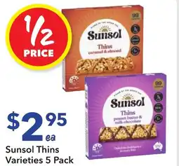 Ritchies Sunsol thins varieties offer