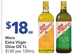 Ritchies Moro extra virgin olive oil offer