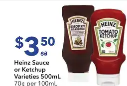 Ritchies Heinz sauce or ketchup offer
