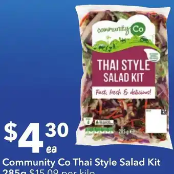 Ritchies Community co thai style salad kit offer