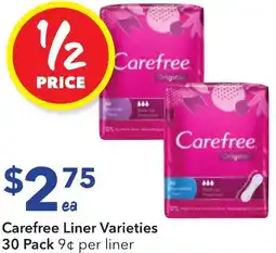 Ritchies Carefree liner varieties offer